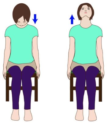 首伸ばしストレッチ②